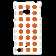 Coque Nokia Lumia 720 pois orange