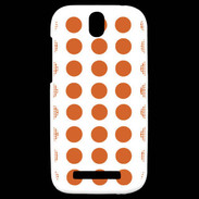 Coque HTC One SV pois orange