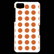 Coque Blackberry Z10 pois orange