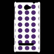 Coque HTC Windows Phone 8S pois prune