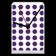 Pendule de bureau pois prune