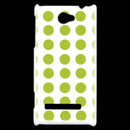 Coque HTC Windows Phone 8S pois vert clair