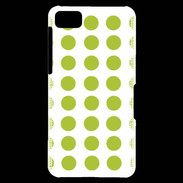 Coque Blackberry Z10 pois vert clair