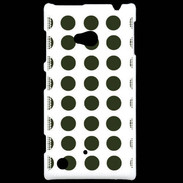 Coque Nokia Lumia 720 pois vert foncé