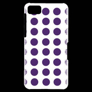 Coque Blackberry Z10 pois violet