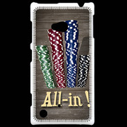 Coque Nokia Lumia 720 Poker all in