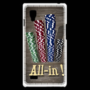 Coque LG Optimus L9 Poker all in