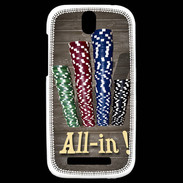 Coque HTC One SV Poker all in
