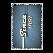 Coque iPadMini Since 1981 Bleu