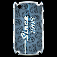 Coque Blackberry 8520 Since crane bleu 1968