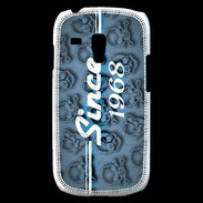 Coque Samsung Galaxy S3 Mini Since crane bleu 1968