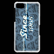 Coque Blackberry Z10 Since crane bleu 1968