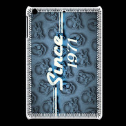 Coque iPadMini Since crane bleu 1971