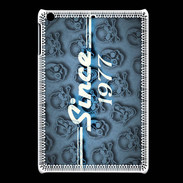 Coque iPadMini Since crane bleu 1977