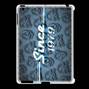 Coque iPad 2/3 Since crane bleu 1979
