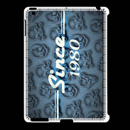 Coque iPad 2/3 Since crane bleu 1980