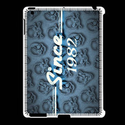 Coque iPad 2/3 Since crane bleu 1982