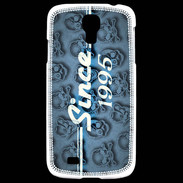 Coque Samsung Galaxy S4 Since crane bleu 1995