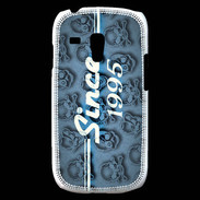 Coque Samsung Galaxy S3 Mini Since crane bleu 1995