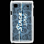 Coque Samsung Galaxy S Since crane bleu 1996