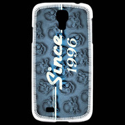 Coque Samsung Galaxy S4 Since crane bleu 1996