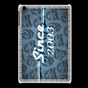 Coque iPadMini Since crane bleu 2003