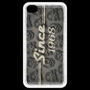 Coque iPhone 4 / iPhone 4S Since crane gris 1968
