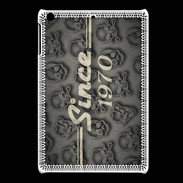 Coque iPadMini Since crane gris 1970