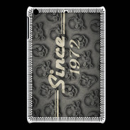 Coque iPadMini Since crane gris 1972