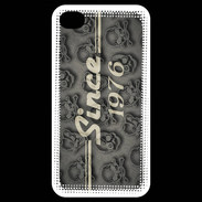 Coque iPhone 4 / iPhone 4S Since crane gris 1976