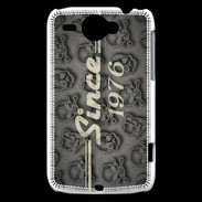 Coque HTC Wildfire G8 Since crane gris 1976