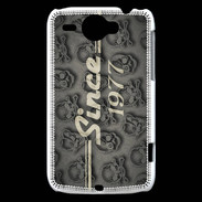 Coque HTC Wildfire G8 Since crane gris 1977