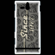 Coque Sony Xperia U Since crane gris 1977