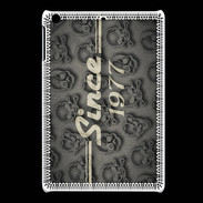 Coque iPadMini Since crane gris 1977