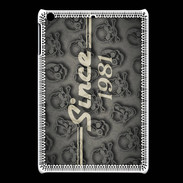 Coque iPadMini Since crane gris 1981