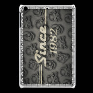 Coque iPadMini Since crane gris 1982