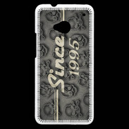 Coque HTC One Since crane gris 1995
