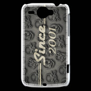 Coque HTC Wildfire G8 Since crane gris 2001