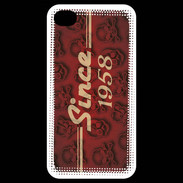 Coque iPhone 4 / iPhone 4S Since crane rouge 1958