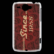 Coque HTC Wildfire G8 Since crane rouge 1958