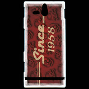 Coque Sony Xperia U Since crane rouge 1958