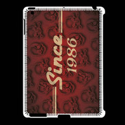 Coque iPad 2/3 Since crane rouge 1986
