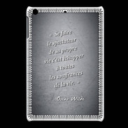 Coque iPadMini Spectateur Noir Citation Oscar Wilde
