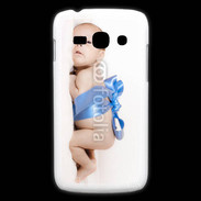 Coque Samsung Galaxy Ace3 Bébé ruban bleu