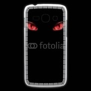 Coque Samsung Galaxy Ace3 Yeux rouges fond noir