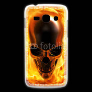 Coque Samsung Galaxy Ace3 crâne en feu