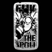 Coque Samsung Galaxy Ace3 Tête de Mort Police