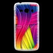 Coque Samsung Galaxy Ace3 Fibres de couleur