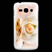 Coque Samsung Galaxy Ace3 Alliance sur fond de rose