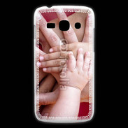 Coque Samsung Galaxy Ace3 Famille main dans la main